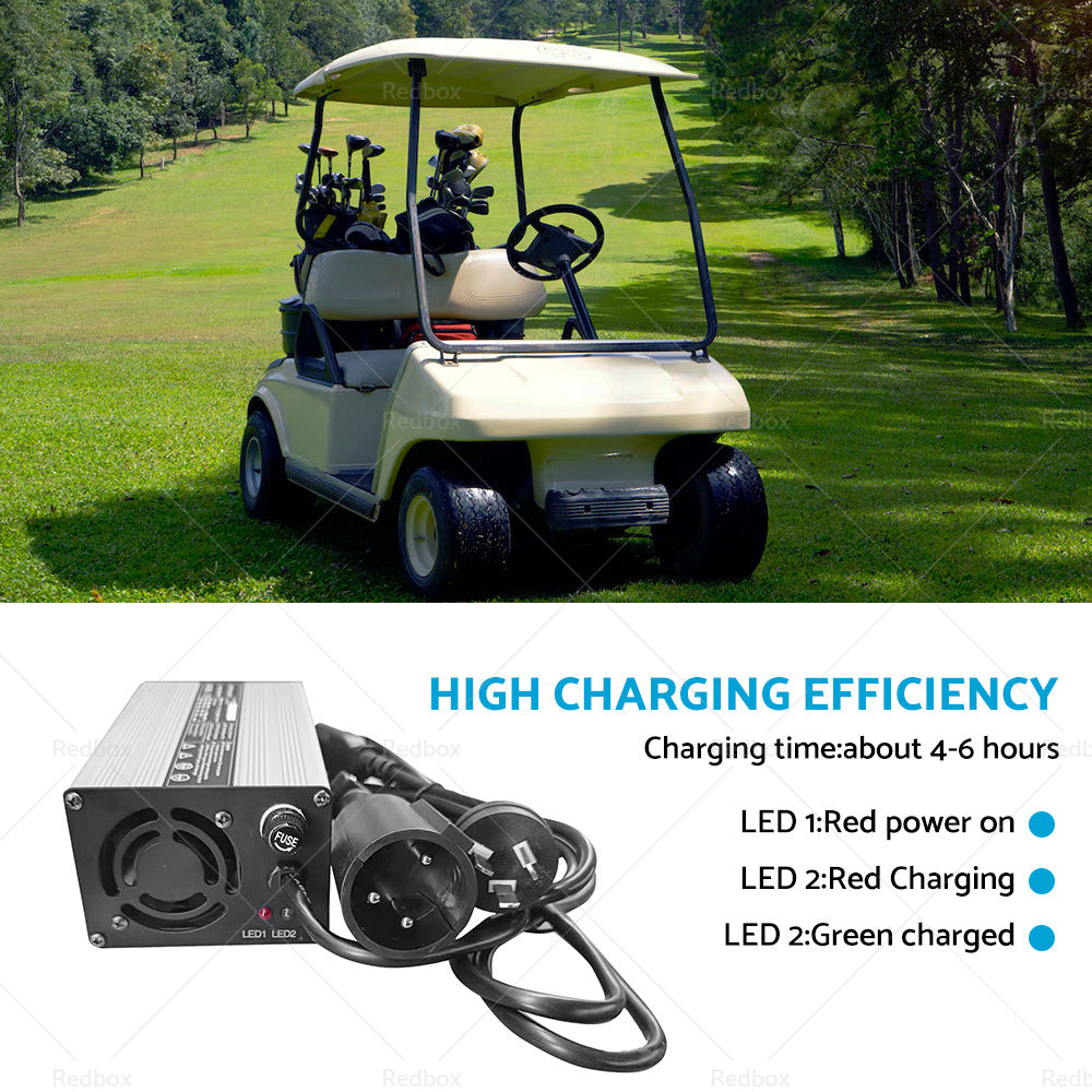 48V or 6A Snap Head 3Pin Plug Golf Cart Battery Charger Suitable For EZ-GO TXT Club