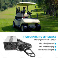 48V or 6A Snap Head 3Pin Plug Golf Cart Battery Charger Suitable For EZ-GO TXT Club