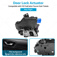 Rear Right Door Lock Actuator Suitable For VW GOLF MK5 2003-2009 7Pin 3D4839016A