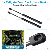 2x Tailgate Boot Gas Lifters Struts Suitable for 08-14 Suzuki Alto Nissan Pixo