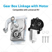 RV Gear Box Linkage with Motor Suitable For Kwikee Electric Steps Replace 366043