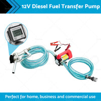 12V Diesel Transfer Pump Extractor Oil Fuel Electric Bowser Diesel Extractor