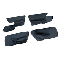 4PCS Black Leather LH RH Door Armrest Panel Cover Suitable For VW Jetta Golf MK5