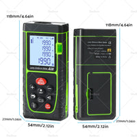 40m Handheld Digital Laser Distance Meter Finder Measure Tape Range Finder Tools