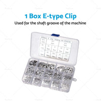 Stainless Steel E Clips C Circlip Kit Retaining Ring 400PCS Assorted M1. 5-M15mm