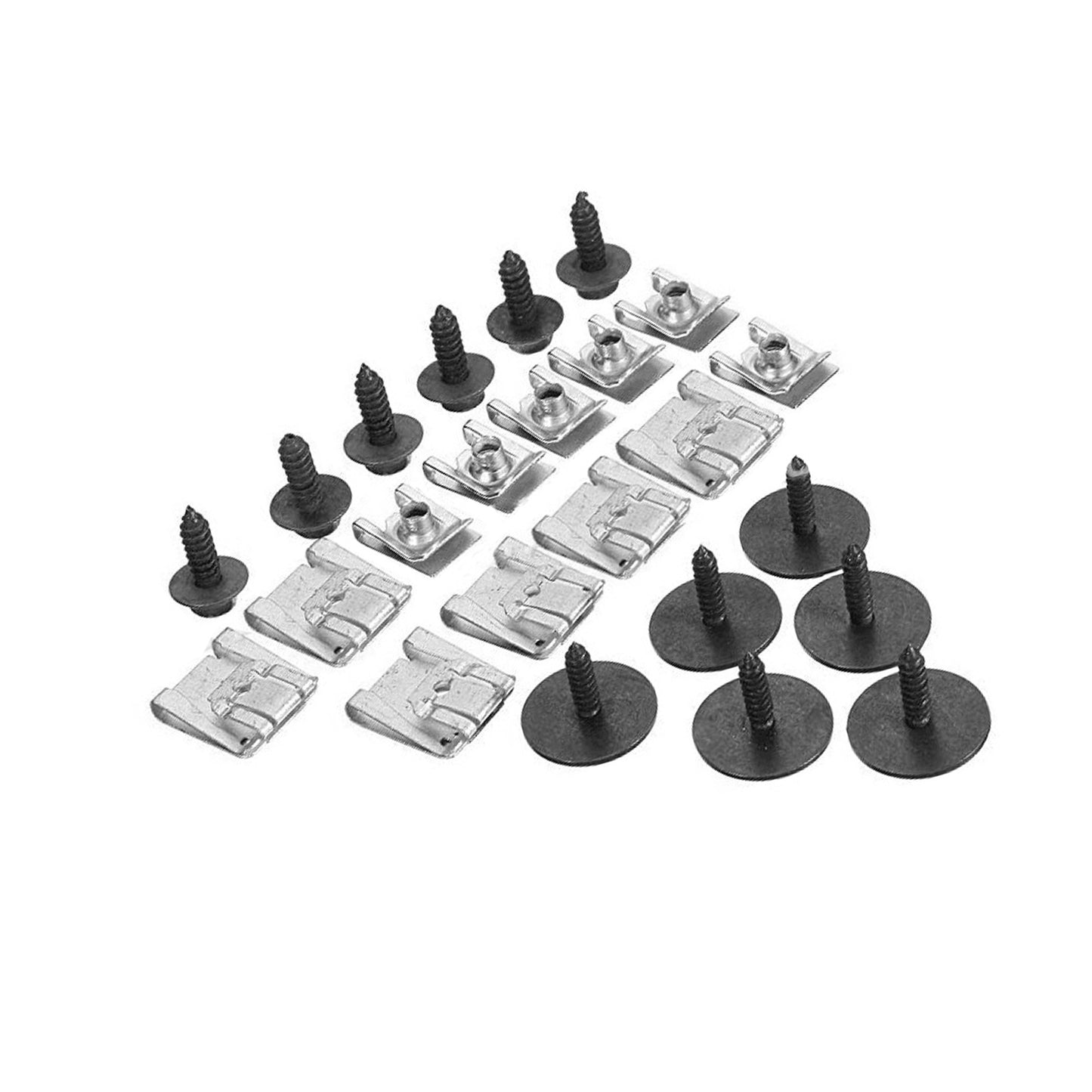 24x Engine Cover Undertray Fitting Clips Suitable for Mercedes C-Class W203 S203