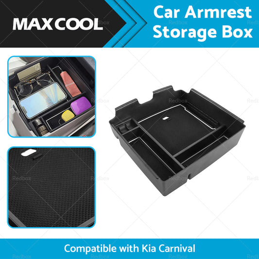 Car Centre Console Armrest Storage Box Tray Suitable For 2021-2023 Kia Carnival