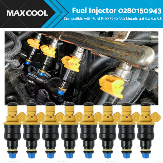 Fuel Injector 0280150943 Suitable For Ford F150 F250 350 Lincoln 4. 6 5. 0 5. 4 5. 8