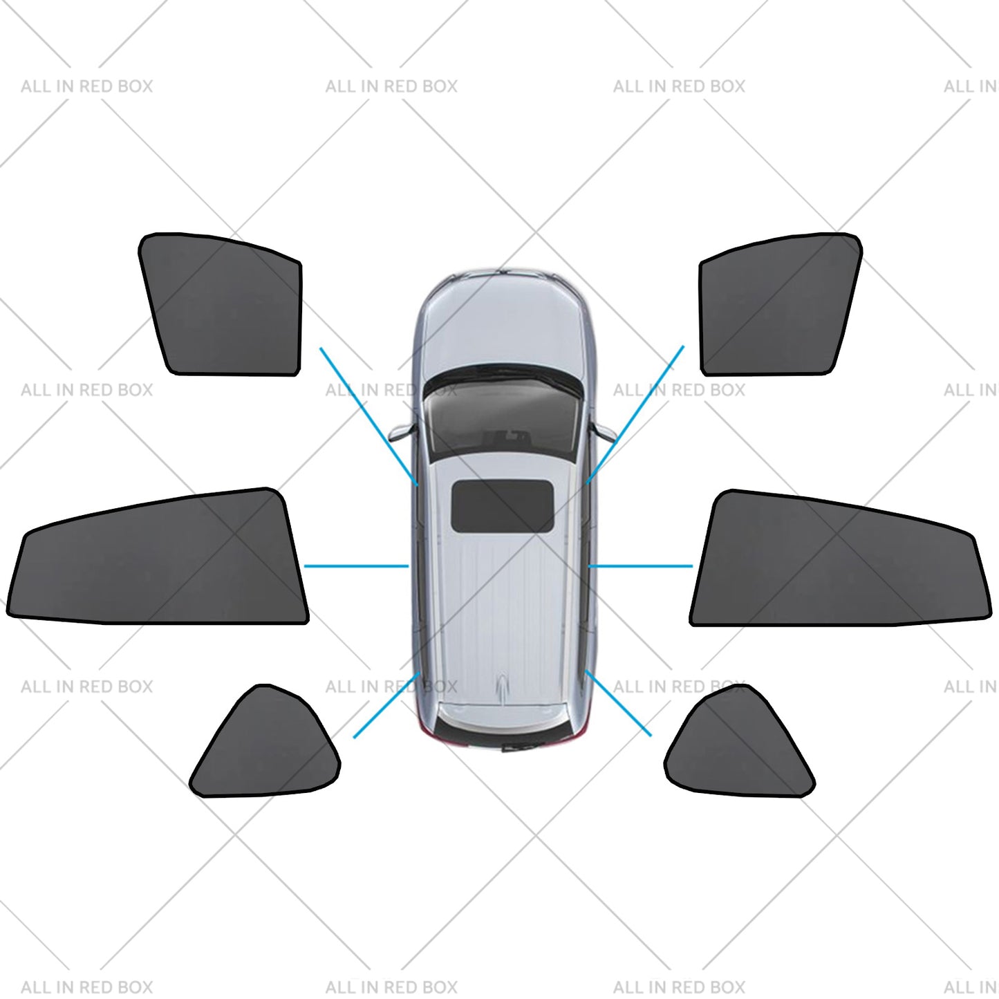 Magnetic Car Window Sun Shades Suitable for Subaru XV/Impreza 2017-2023