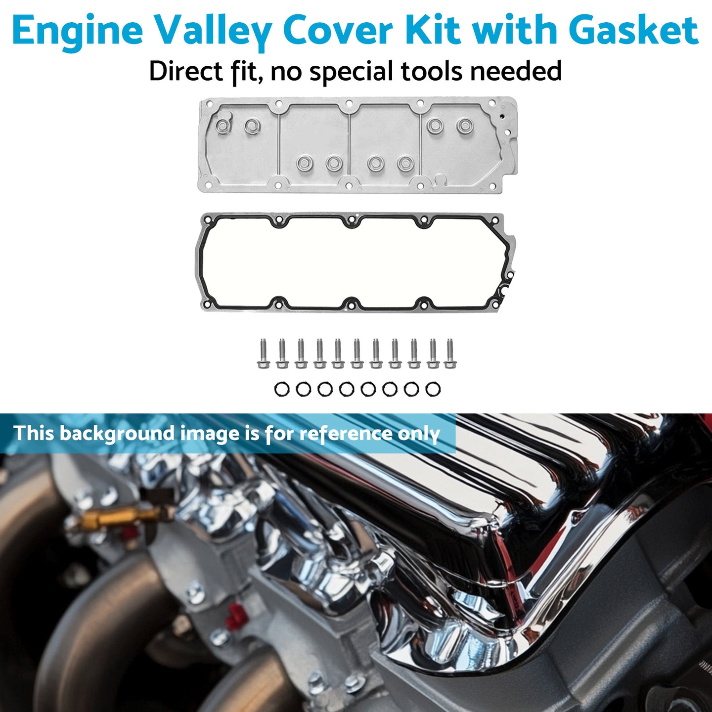 {{ Engine Valley Cover Kit w/Gasket Suitable For GMC Silverado SUV LS2 07-13 }} - Buy Car Parts Online at {{ Kaka Auto Parts }}.