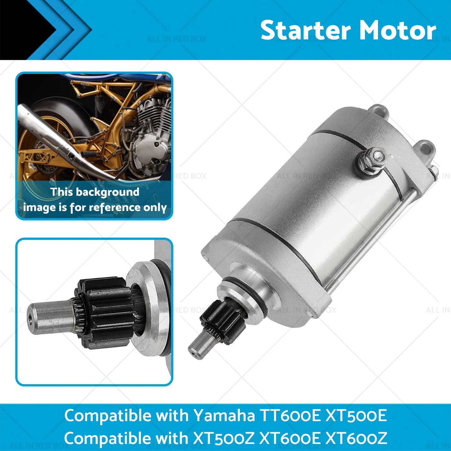 Starter Motor Suitable For Yamaha XT500E 90-94 XT 500 600 EZ 88-95 XT400E XTZ750