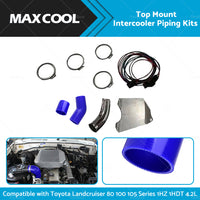 Intercooler Pipe Kit Suitable For Toyota Landcruiser 80 100 105 Series 1HZ 4. 2L