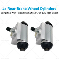 {{ Rear Brake Wheel Cylinders 4x4 Suitable for Toyota Hilux KUN26 GGN25 4WD 2005-On }} - Buy Car Parts Online at {{ Kaka Auto Parts }}.