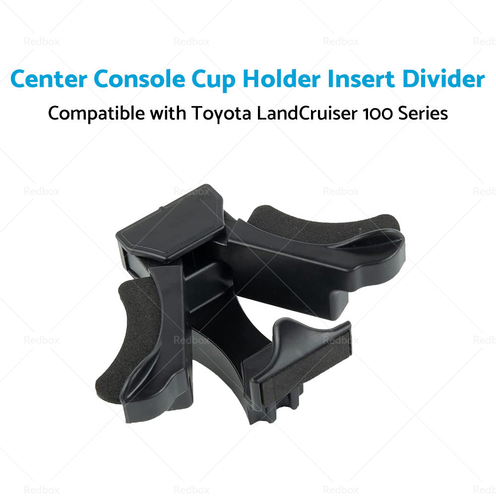 Center Console Cup Holder Divider Suitable For Toyota LandCruiser 100 Series