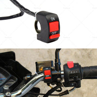 2PCS Universal Motorcycle ATV Bike Handlebar Light Switch ON OFF Button