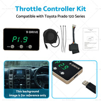 9 Mode Throttle Controller Kit Suitable for Toyota Prado 120 Series 2002-2009