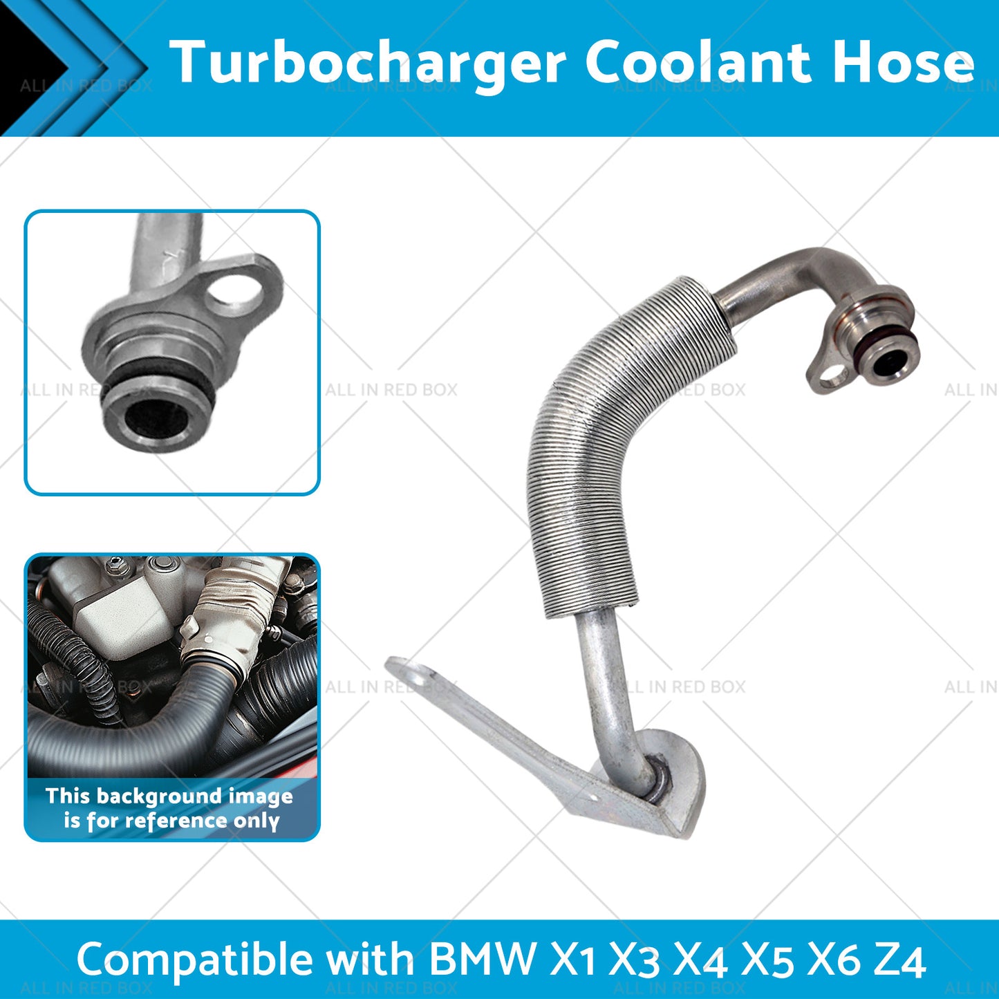 Turbocharger Coolant Hose Suitable for BMW X1 X3 X4 X5 X6 Z4 11538663516 667-552