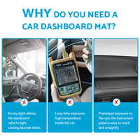 Dash Mat Suitable For Volkswagen VW T-ROC A11 2017-2021 Non-Slip Dashboard Cover