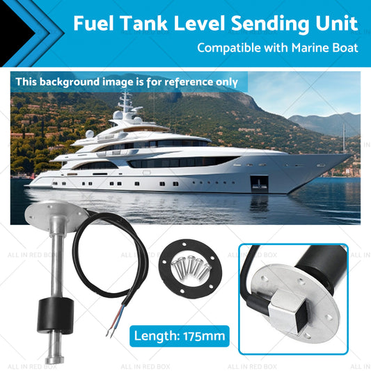 175mm  Water Sender Fuel Tank Level Sending Unit Marine Boat Sensor 240-33ohm