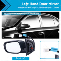 LH Left Hand Door Mirror 5Pins Suitable for Toyota Corolla ZRE152 10-13 Sedan