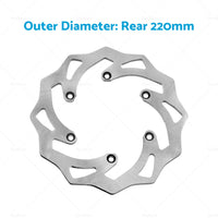 CNC Front Rear Brake Disc Rotor Suitable For KTM 125 250 350 450 SX SXF XC EXC