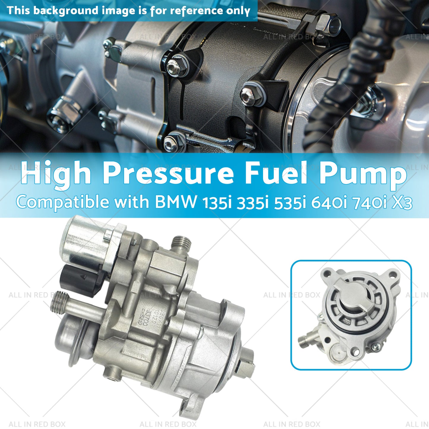 High Pressure Fuel Pump Suitable for BMW 135i 335i 535i 640i 740i X3 13517616170