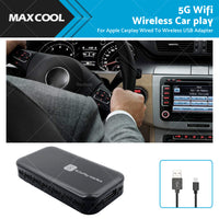 Smart 5G Wifi Carplay Dongle Wired to Wireless Car play USB Adapter Mirror link