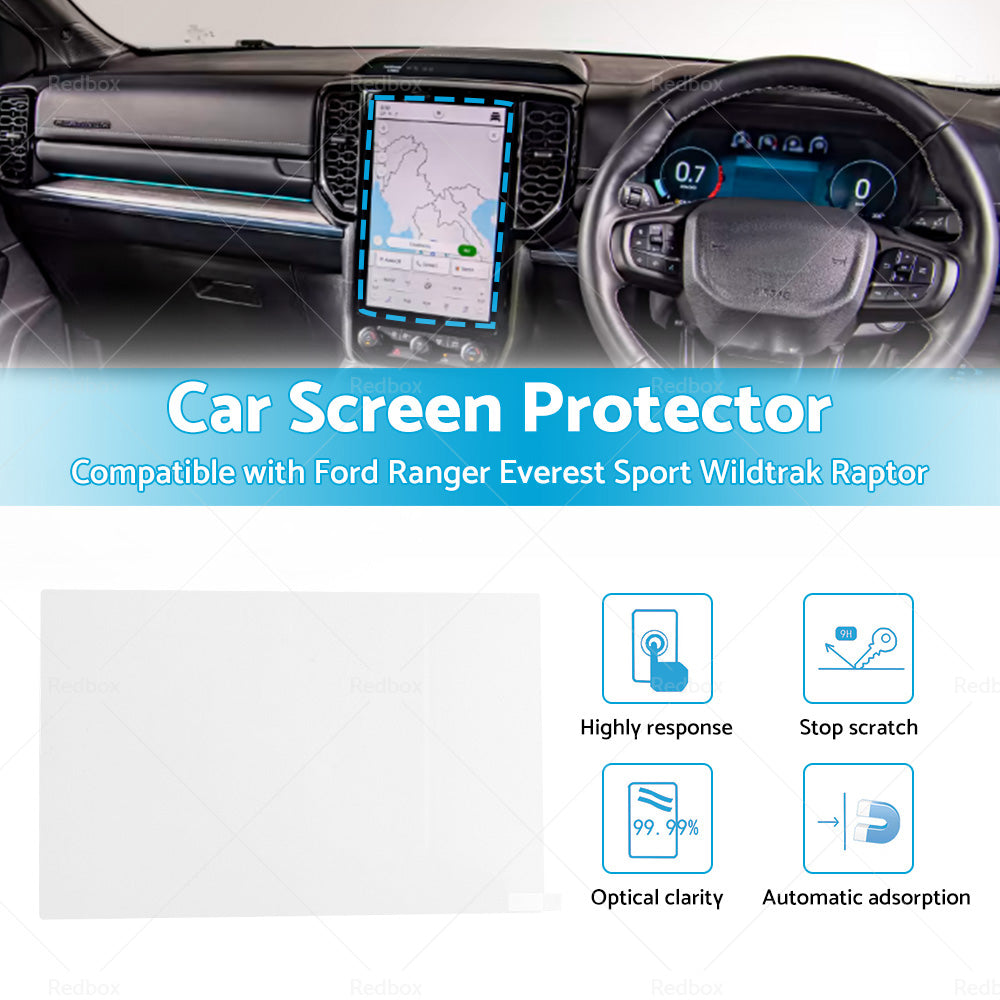 Tempered Glass Screen Protector 12inch Suitable for Ford Ranger Everest Wildtrak