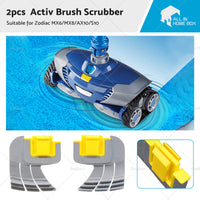 2PCS Activ Brush Scrubber for Zodiac MX6 MX8 AX10 AstralPool S10 Pool Cleaners