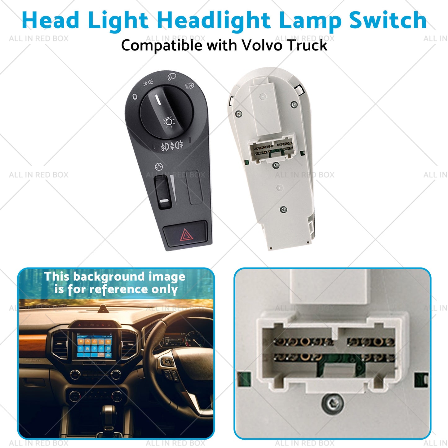 Head Light Headlight Lamp Switch Suitable for Front Volvo Truck FH12 FM VNL