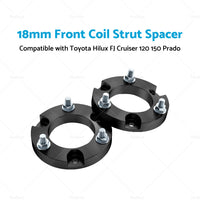 18mm Front Coil Strut Spacer Suitable For Toyota Hilux FJ Cruiser 120 150 Prado