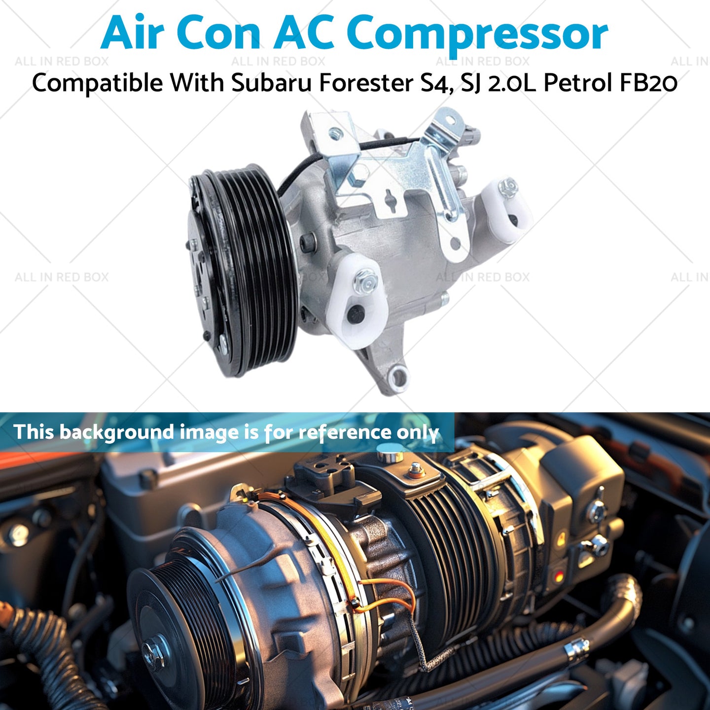 {{ Air Conditioning Compressor Suitable for Subaru Forester S4, SJ 2.0L Petrol FB20 }} - Buy Car Parts Online at {{ Kaka Auto Parts }}.
