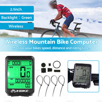 Wireless Cycling Bike Bicycle LCD Cycle Speedometer Computer Odometer Waterproof