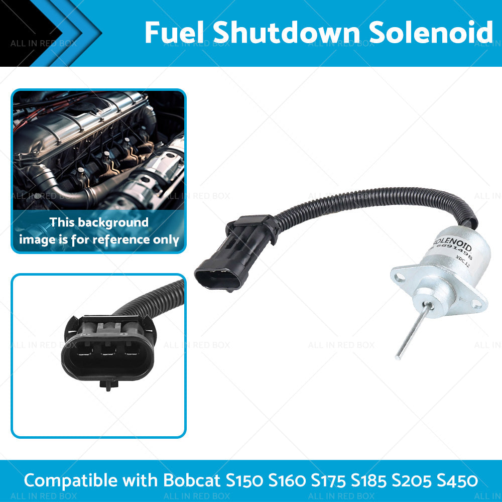 Fuel Shut Off Solenoid Valve Shutdown 6691498 1G925-60011 Suitable for Bobcat