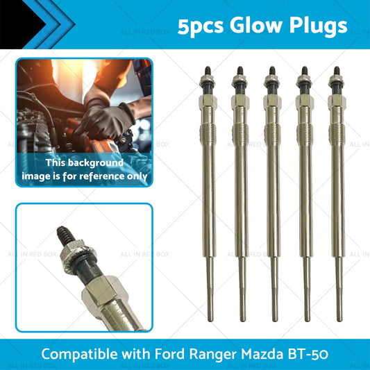 5x Glow Plug Suitable For Ford Ranger PX Mazda BT50 3.2L P5AT Diesel BK3Q6M090AB