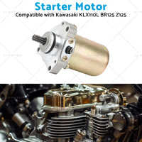 Starter Motor 9Teeth Suitable For Kawasaki BR125 Z125 Pro 2016-19 KLX110 L 10-20