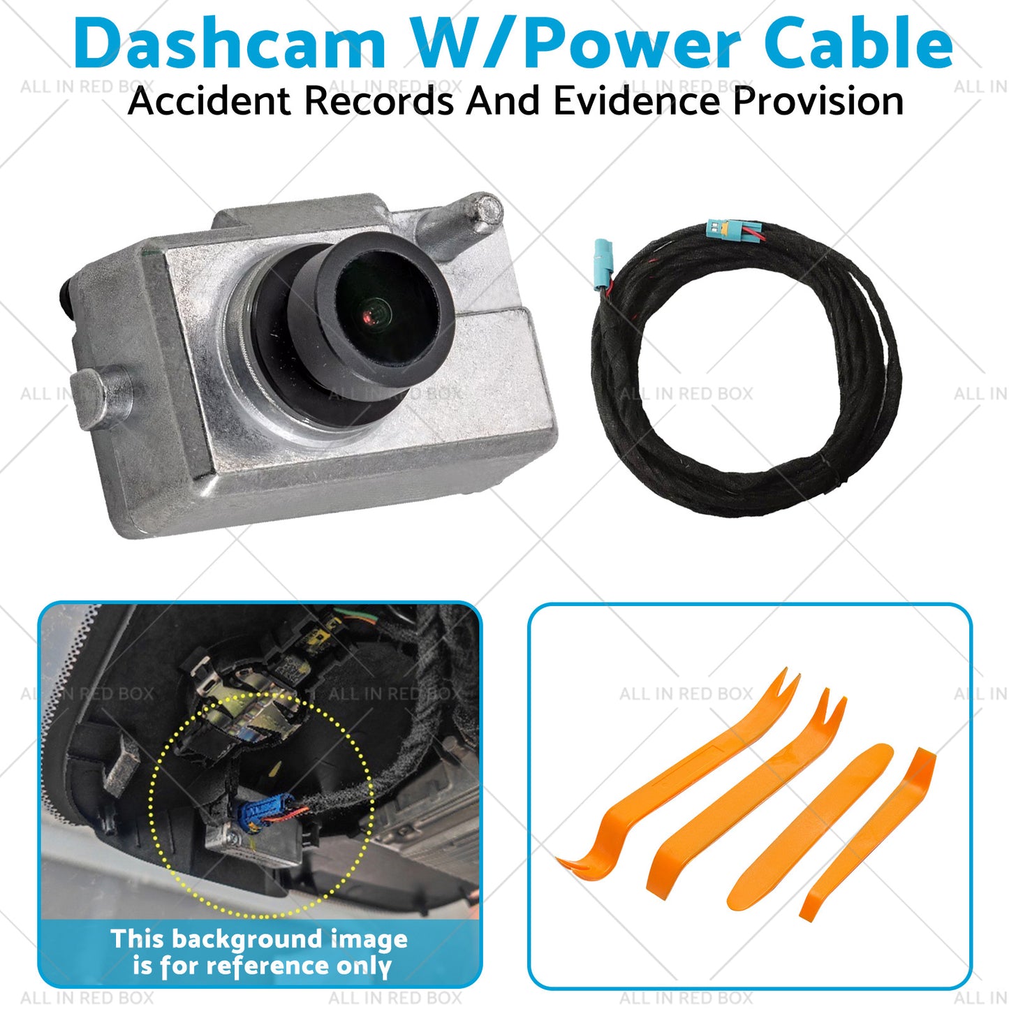 DVR Drive Recorder Camera w/Power Cable Suitable for BYD Atto 3 Seal DM-I/EV