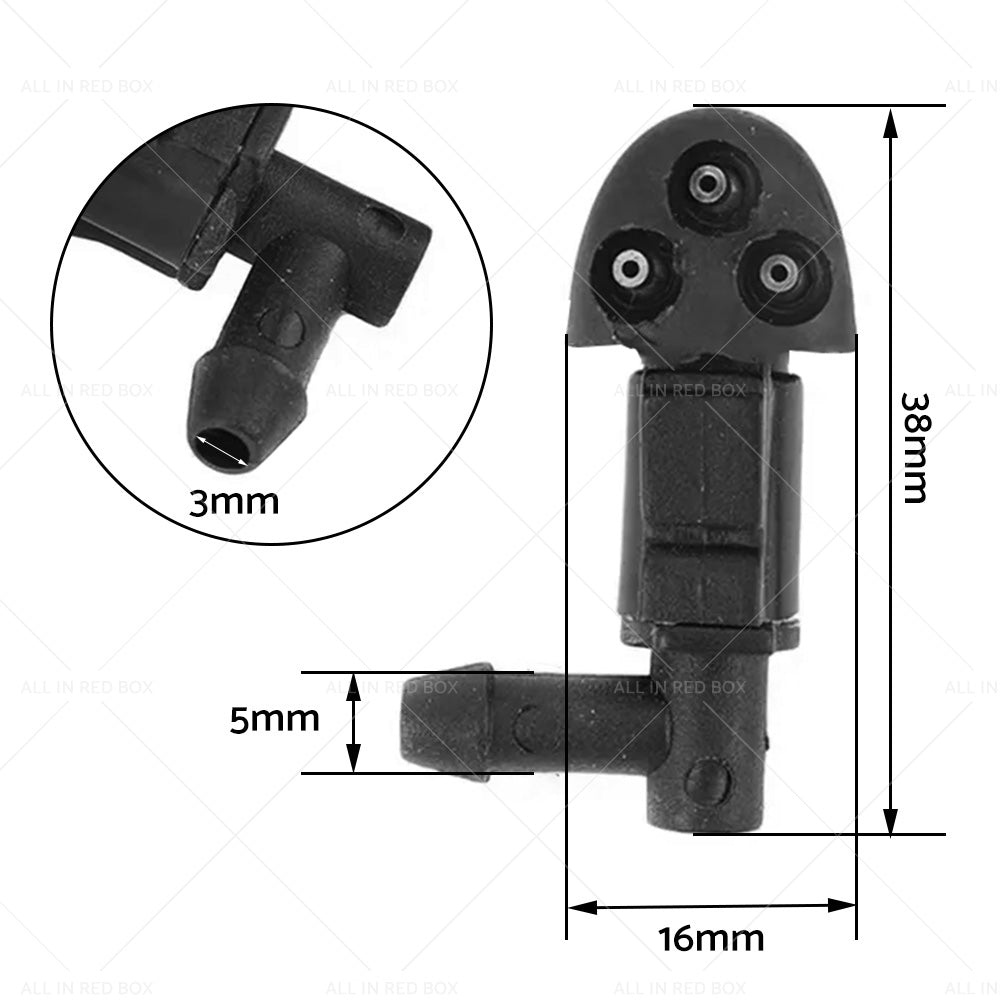 Front Windshield Wiper Washer Jet Nozzle Spray Suitable For Holden Cruze 08-16