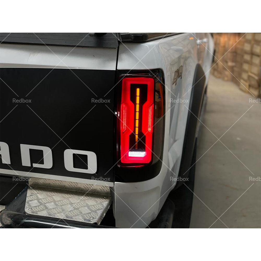 Smoked LED Tail Light Rear Lamp Lights for Holden Colorado RG 2012 - 2020