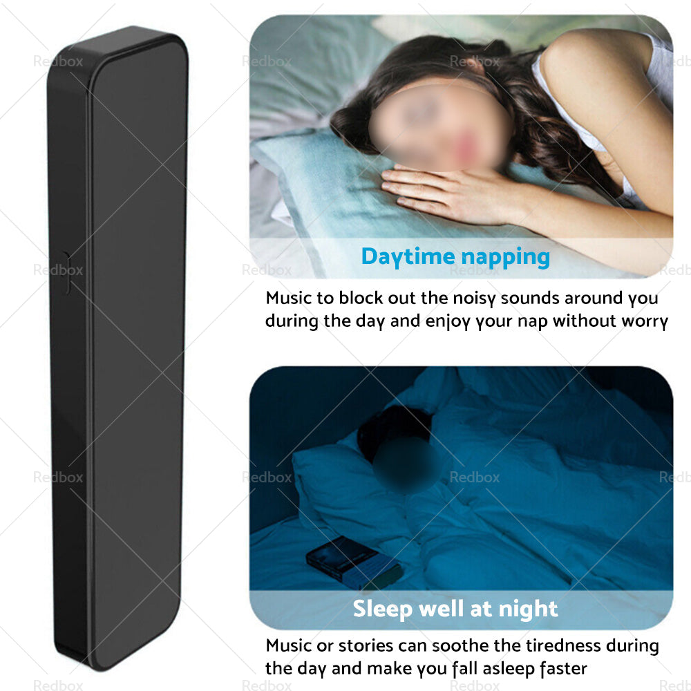 Under Pillow Speaker Bluetooth-5. 0 Rechargeable Bone Conduction Sound Soundbar