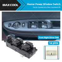 Master Power Window Control Switch 93570-1J602 For Hyundai I20 Hatchback 08-13