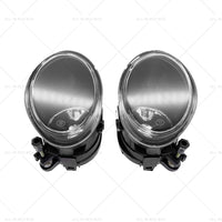 Pair Replacement Clear Fog Lights Lamps Suitable for 2001-2006 BMW E46 3-Series