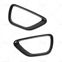 2x Front Fog Light Fog Lamp Frame Covers Suitable for 14-16 Jeep Grand Cherokee