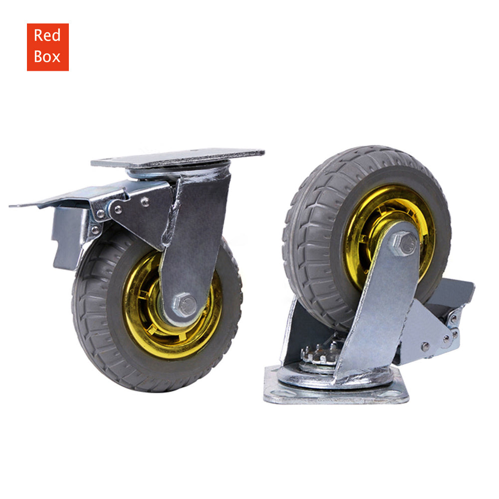 4X 6 inch   or  150mm Heavy Duty Swivel Caster Wheels Castor 1000KG Load,2 with Brakes