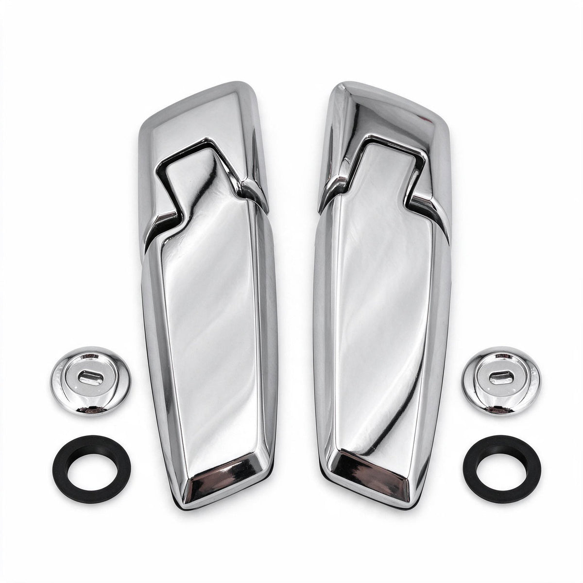 Chrome Tailgate Glass Hinge Set LH RH Suitable for Ford Territory SUV 2004-2016 - ZT2