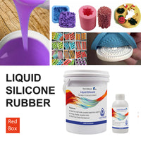 SH25 Liquid Silicone Rubber Mould Making Kit 100:3 Mix - 1Kg 5Kg 10Kg Purple