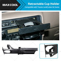 Dash Retractable Drink Cup Holder Compatible with Toyota LandCruiser 80 Series