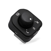 Electric Rearview Mirror Control Adjustment Knob Switch Suitable for VW Golf MK5 - BD4