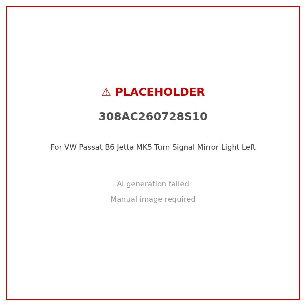 Turn Signal Mirror Light Left Suitable for VW Passat B6 Jetta MK5 05-10 - ZT2