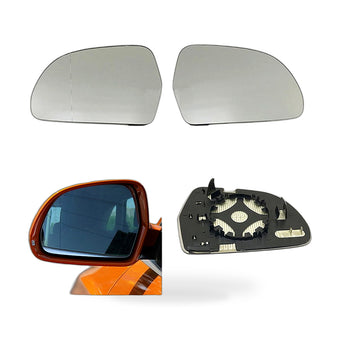 compare product Mirror Glass Left Heated Blue Suitable for Audi A4L A6L Q3 Skoda Octavia Superb